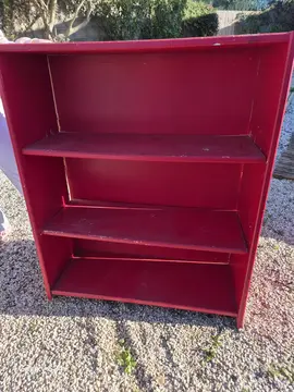 meuble bois 3 étagères