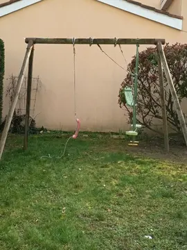 Donne vieille Balançoire