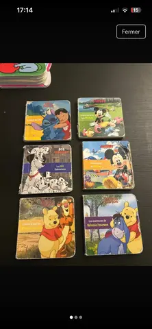 6 minis livres cartons