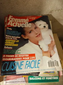 Magazines Femme Actuelle années 1980-90
