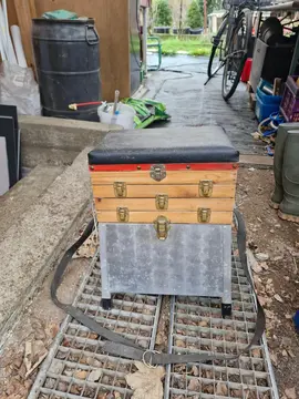 siège de rangement pour pêche