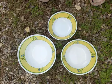 lot de 3 saladiers en plastique