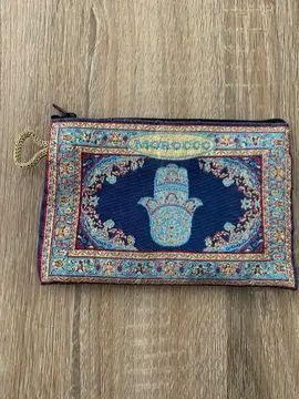 porte monnaie marocain brodé main de fatma