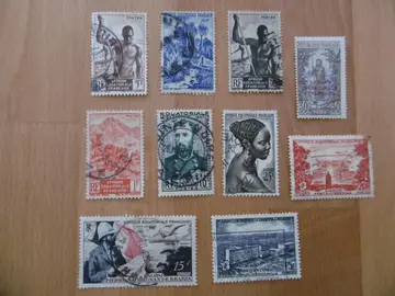 Timbres Afrique équatoriale LOT 1