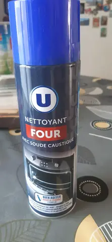 2 nettoyants four à la soude caustique - marque U