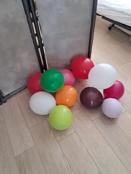 10 ballons multicolor pour anniversaire ou autre