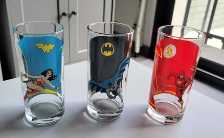 grands verres super héros