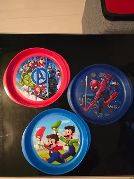assiettes plastique enfant