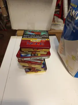 boîte vide métal cigario