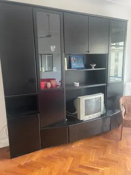 Buffet avec tiroir et placard vitré