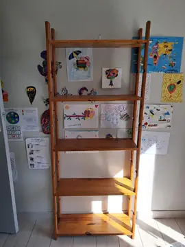 bibliothèque étagère bois