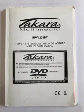 manuel d utilisation Takara + télécommande