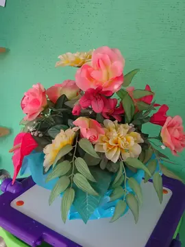 Bouquet de fleurs en soie