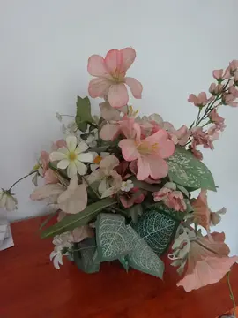 Bouquet de fleurs en soie