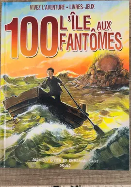 livre jeu: l’ile aux 100 fantômes