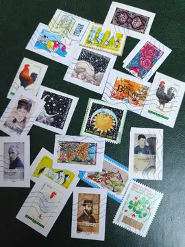 lot 20 timbres Français 2016...