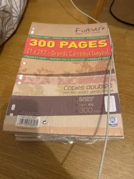 4 paquets de copies doubles