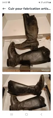 cuir pour fabrication