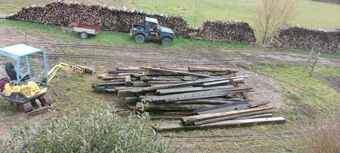 Bois et poutres de charpente