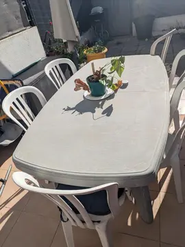 ta le extérieur en plastique