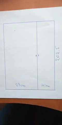 double porte intérieure