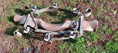 2 Lustres "joug d'attelage"