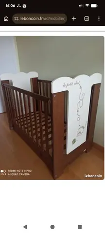 peit-lit évolutif avec matelas