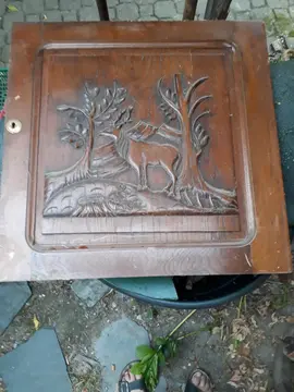 portes sculptés en bois de chêne