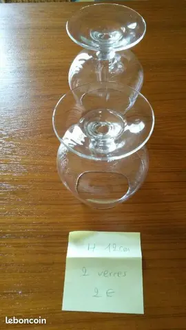 lots verres à pied