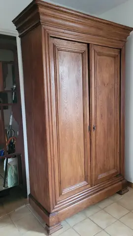 Armoire chêne blond massif