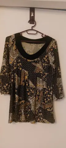 haut à motif taille 40