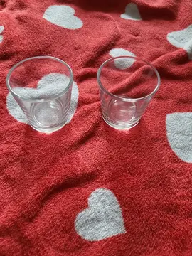 2 verrines / verres /photophores