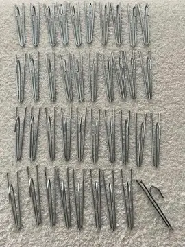 Crochets pour tringle double rideaux