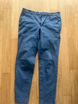 pantalon coton bleu homme Boss