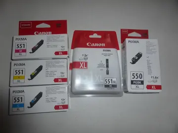 Cartouches encre imprimante Canon PIXMA