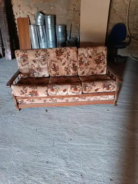 Canapé convertible + 2 fauteuils