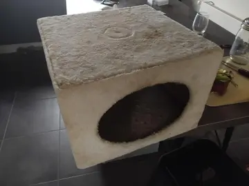 maison pour chat à nettoyer