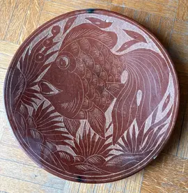 Assiette décorative à donner