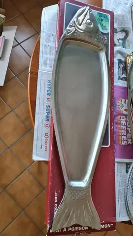 plat inox poisson