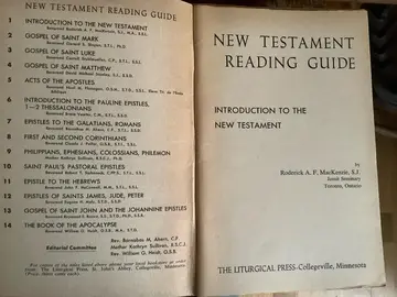 New Testament Reading guide