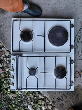 table de cuisson gaz et électrique 4 feux