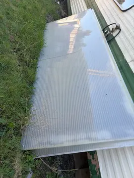 plaque de poly carbonate