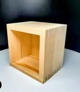 cube en bois