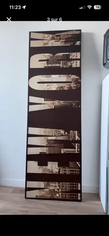 tableau london New York drap parure rideaux tapis