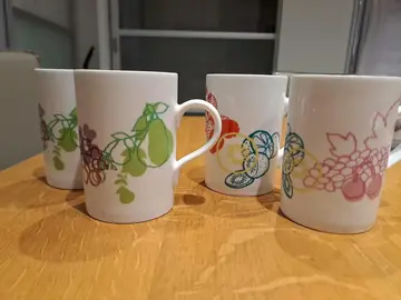 Lot de 4 mugs