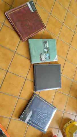 4 albums photos vierges
