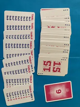 Cartes Tables multiplications