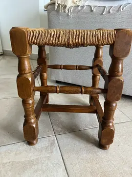 Tabouret en bois