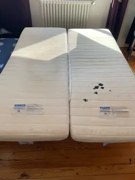 matelas latex jumelés