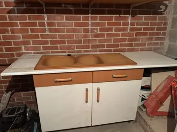 meuble sous évier + évier